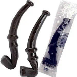 La Pipette Black Licorice Pipes Candy