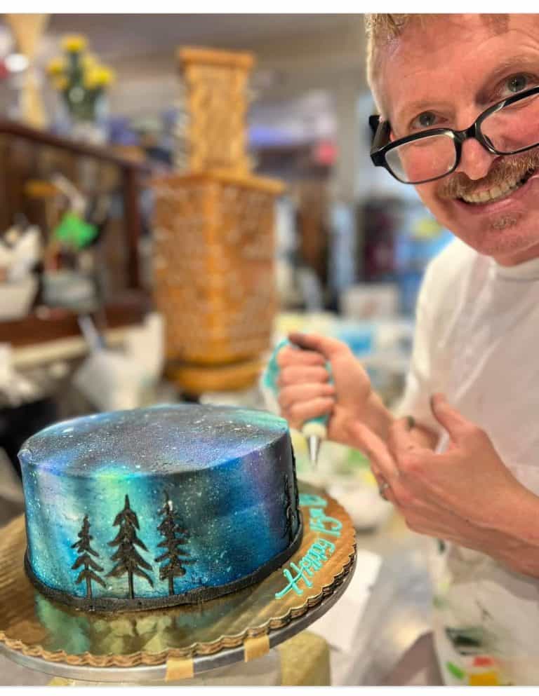 My local bakery.....Three Pines cake!