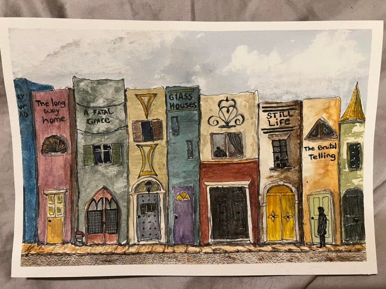 "Having a bit of fun painting today" by Karen Doucet