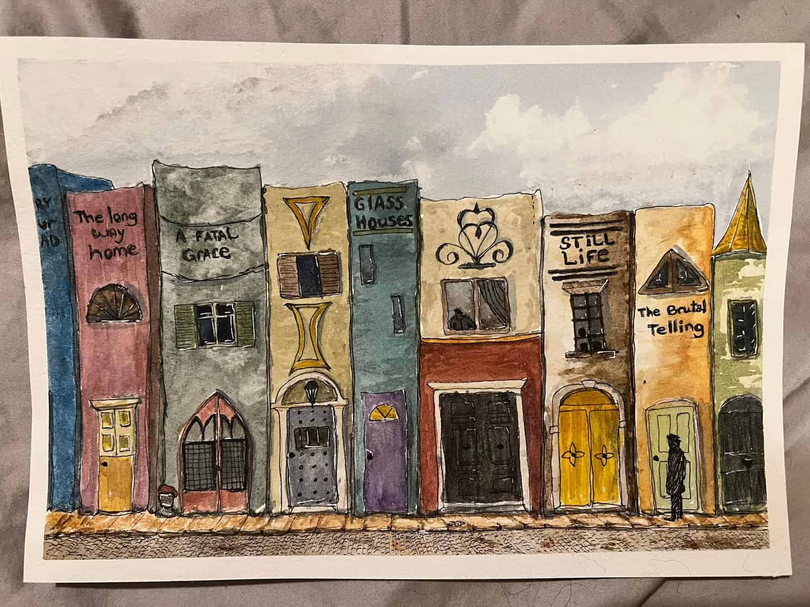 "Having a bit of fun painting today" by Karen Doucet