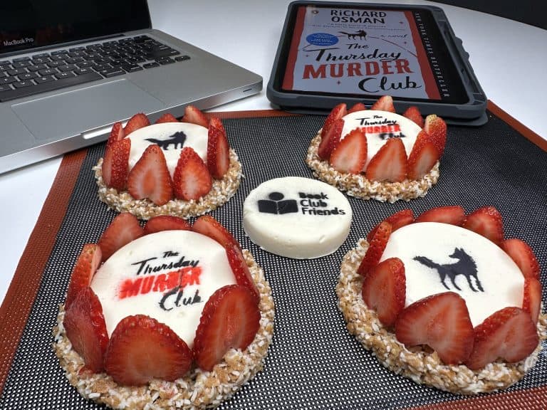The Thursday Murder Club Book Club Friends celebration