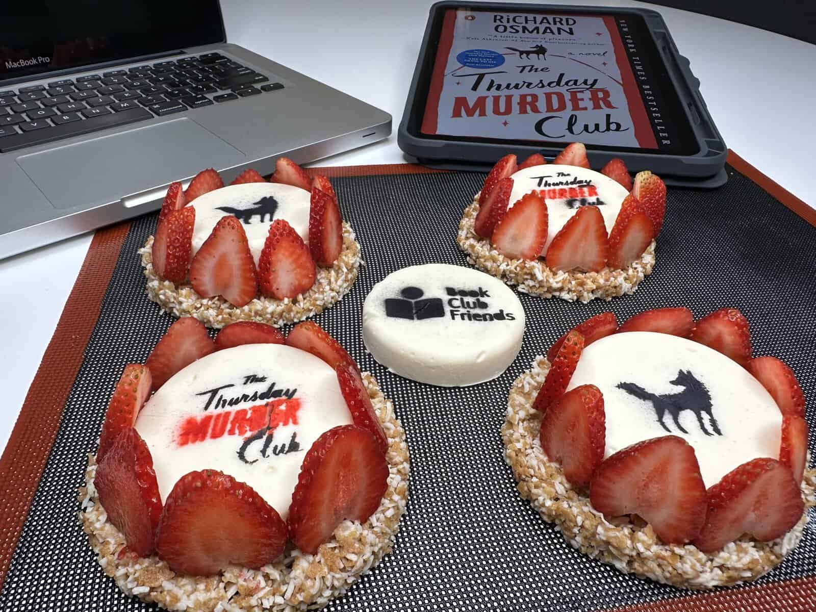 The Thursday Murder Club Book Club Friends celebration