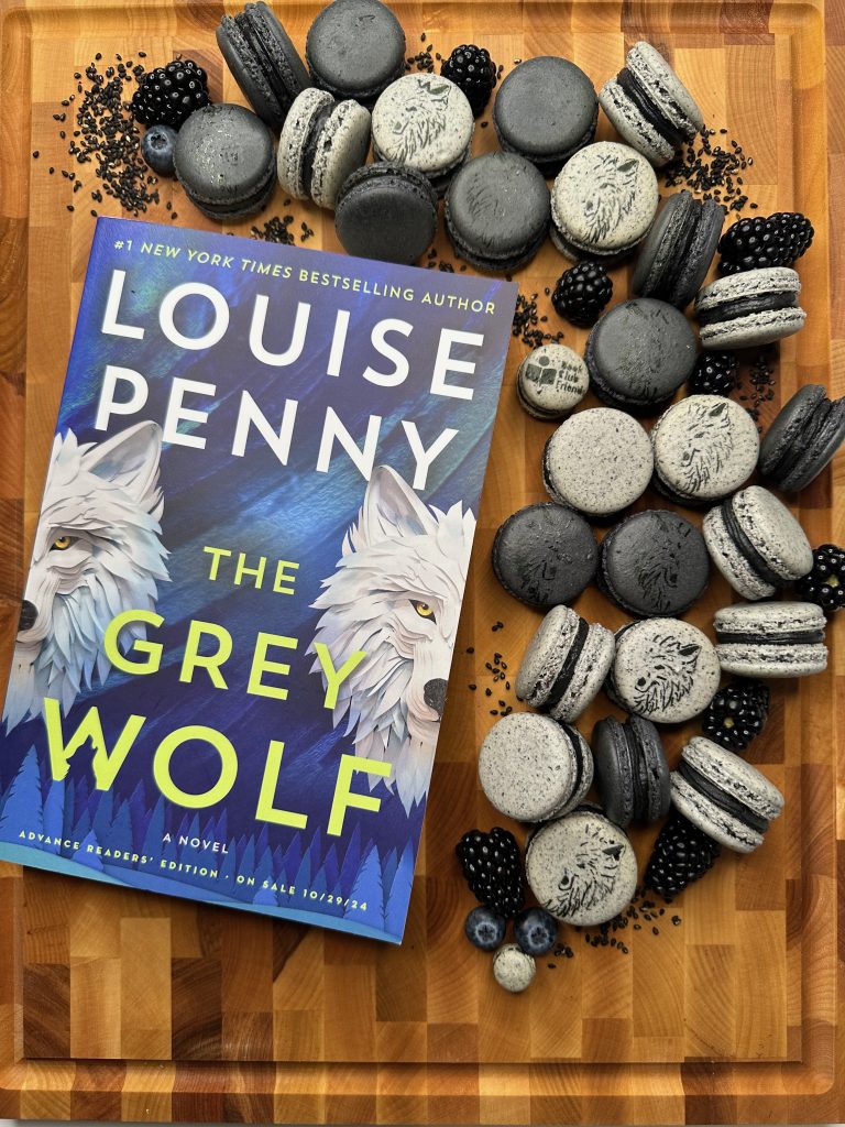 Grey Wolf And Black Wolf Macarons by Book Club Friends