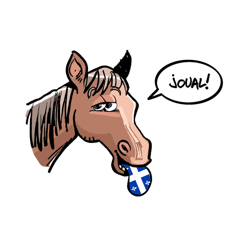 The local Quebecois dialect “Joual”