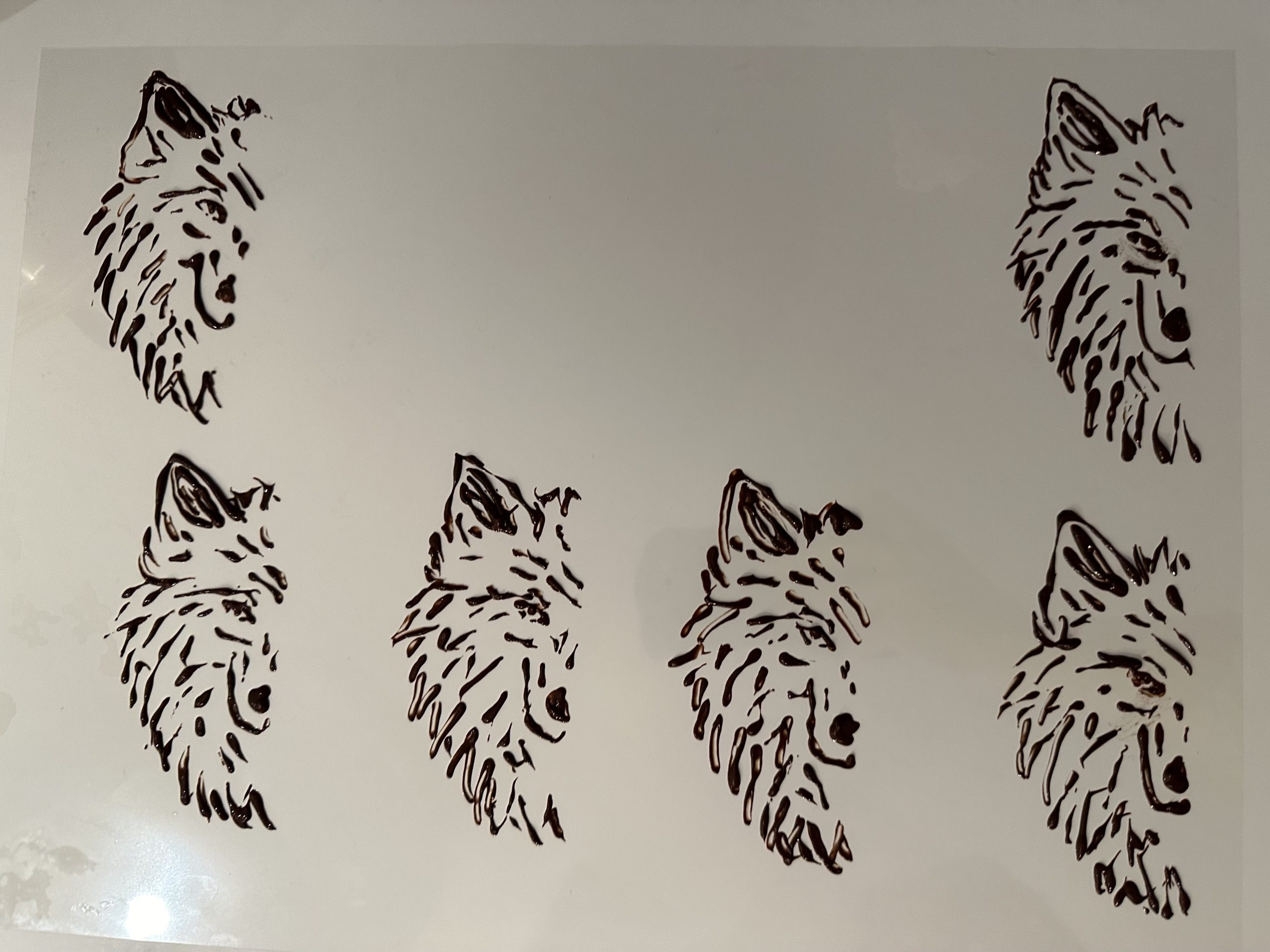 Chocolate wolves