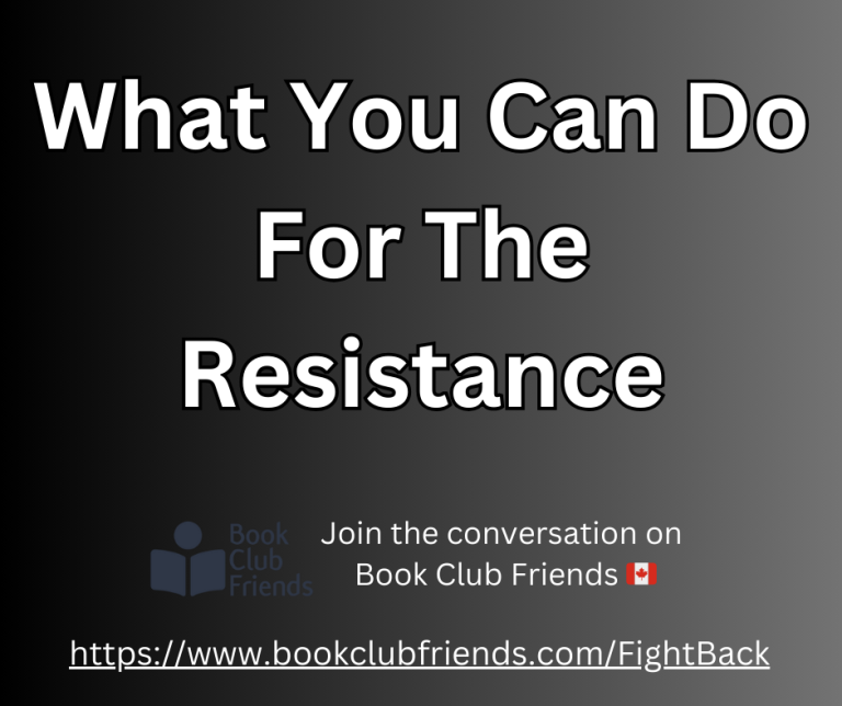 What You Can Do For The Resistance